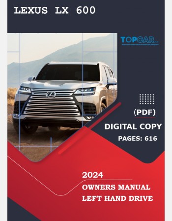 2024 lexus lx 600 owners manual